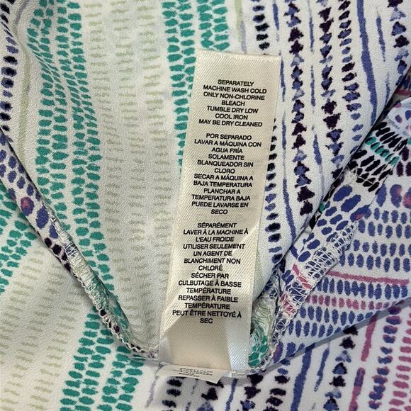 Chico's Rainbow Dots Easy Kimono Jacket Cover Cardigan Multi Color Size 2 = L - Picture 16 of 16